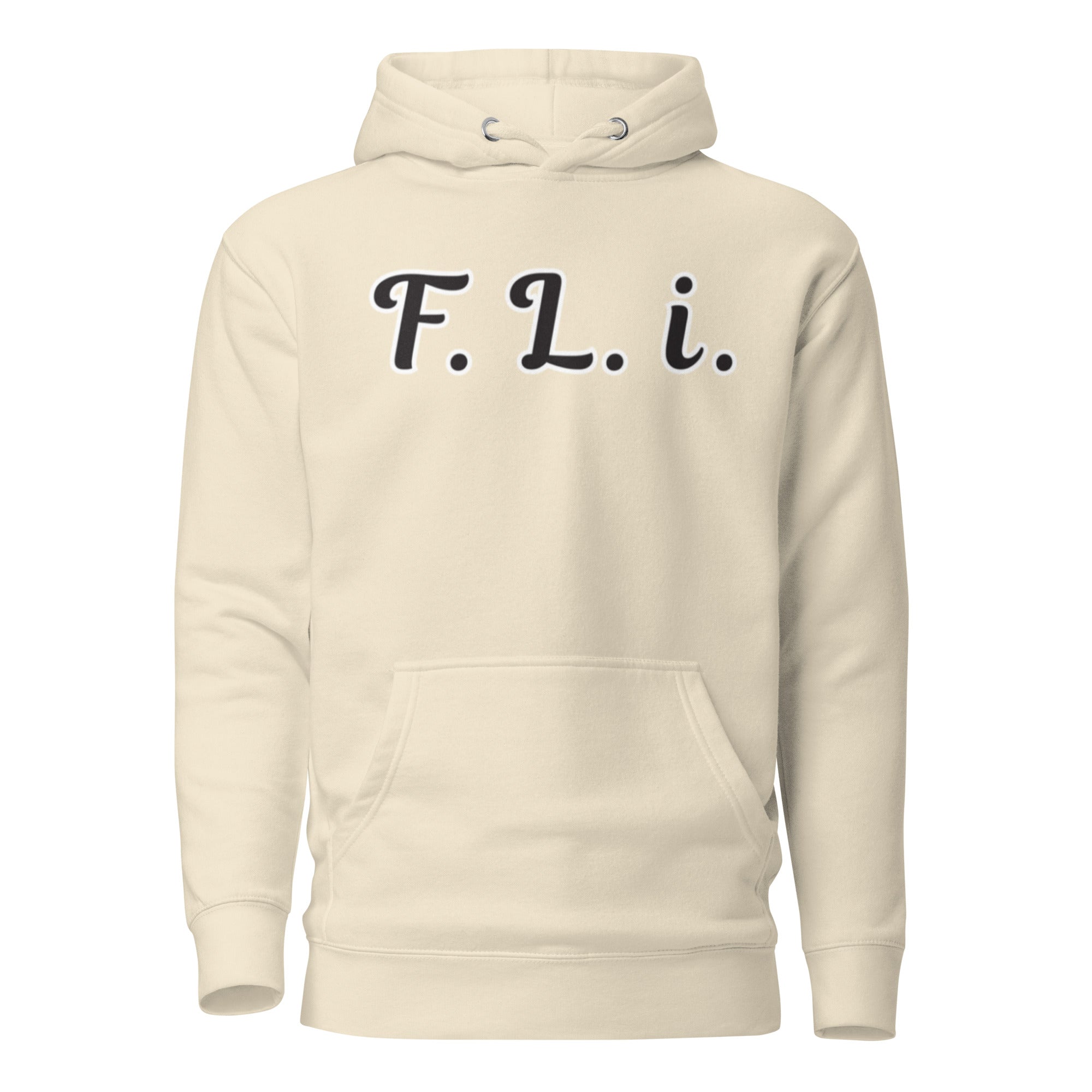 F.L.i. Hoodie (Black Print)