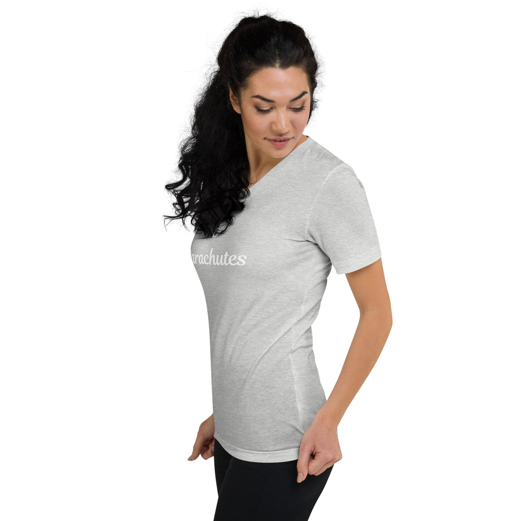 No Parachutes V-Neck T-Shirt