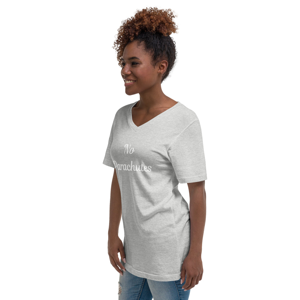 No Parachutes V-Neck T-Shirt