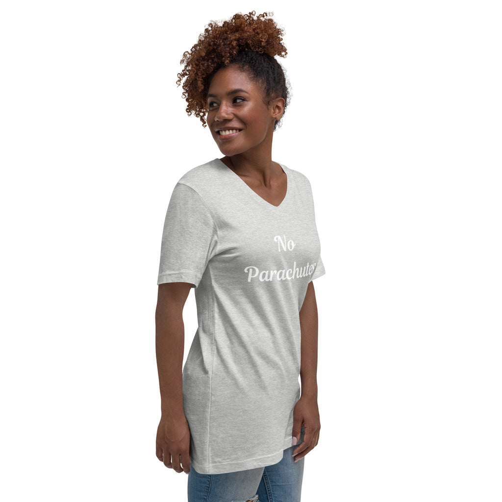 No Parachutes V-Neck T-Shirt
