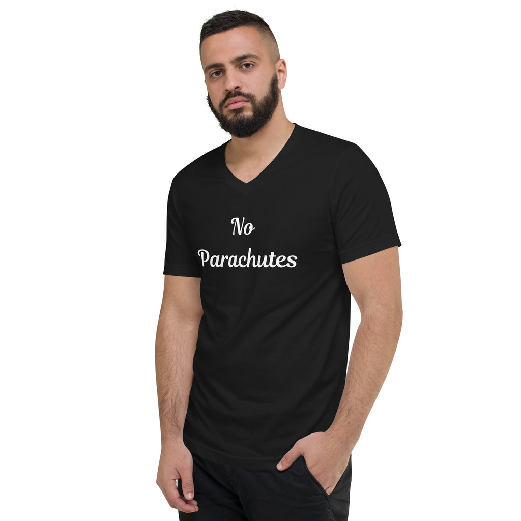 No Parachutes V-Neck T-Shirt