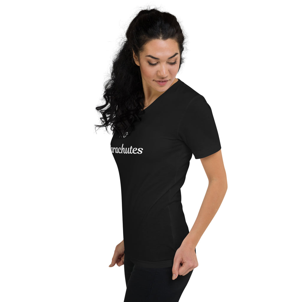 No Parachutes V-Neck T-Shirt