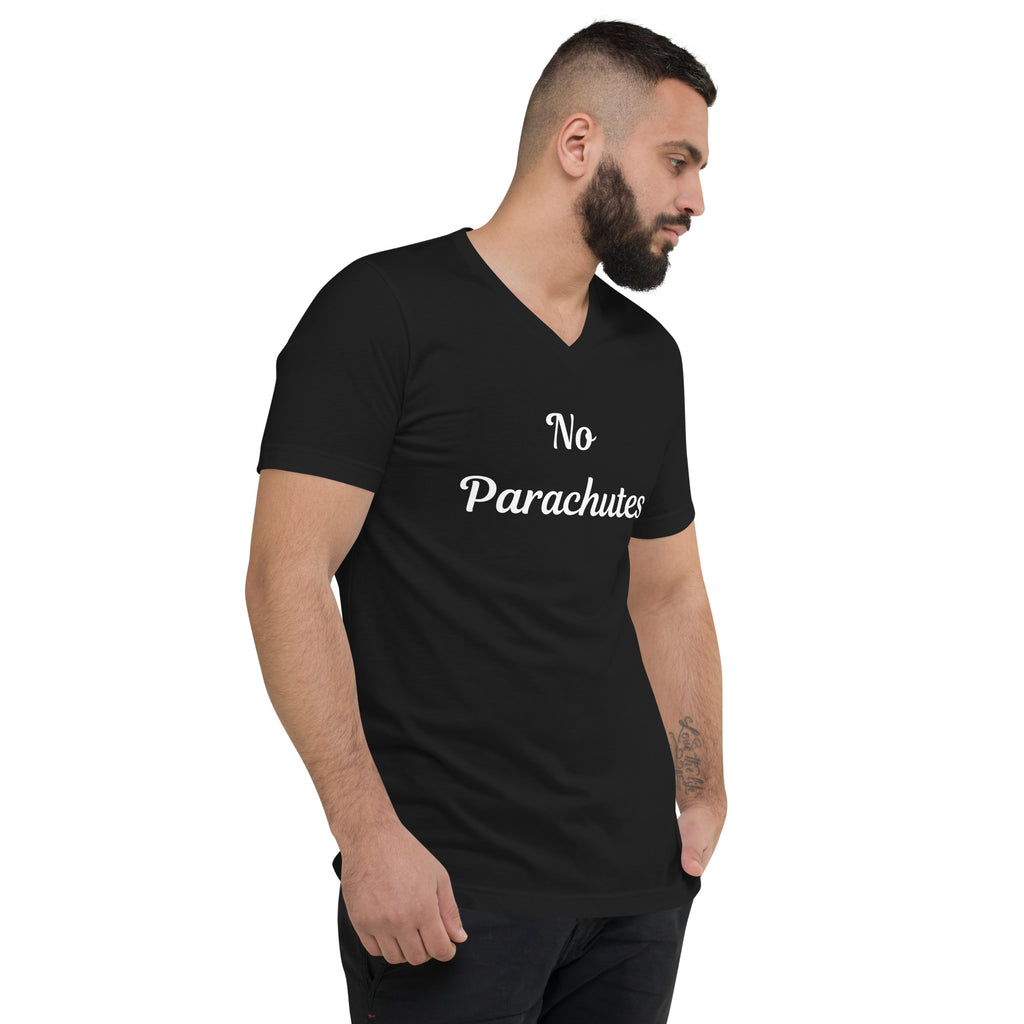 No Parachutes V-Neck T-Shirt