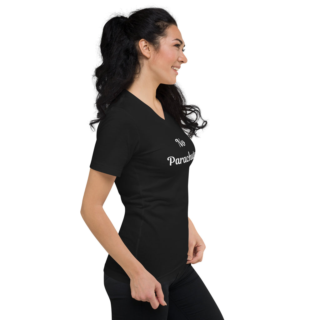 No Parachutes V-Neck T-Shirt