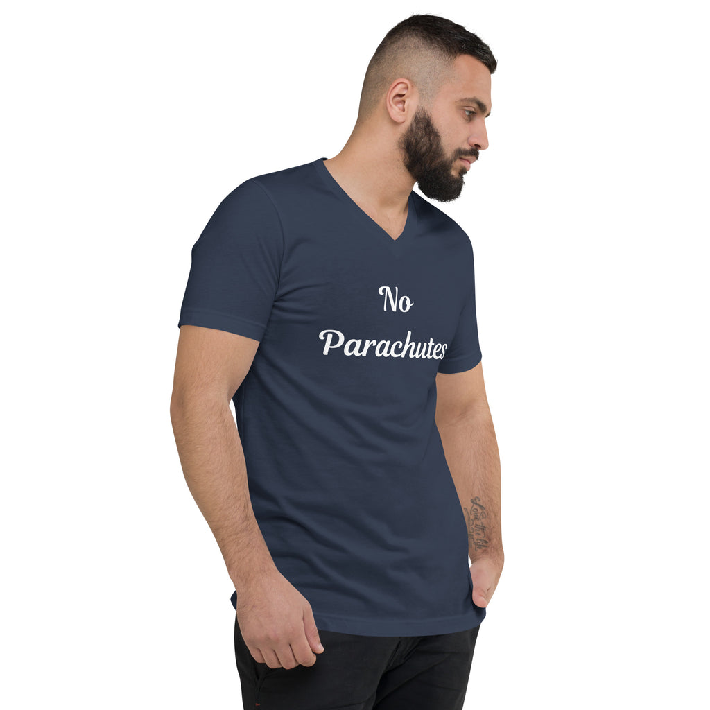 No Parachutes V-Neck T-Shirt