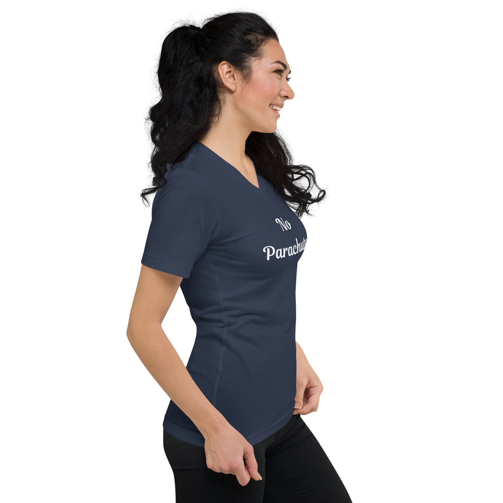 No Parachutes V-Neck T-Shirt