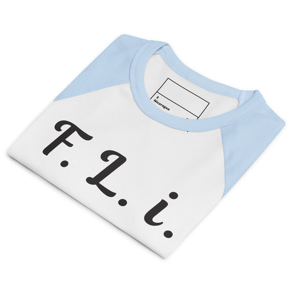 Women’s F.L.i. Raglan Tee (Black Print)