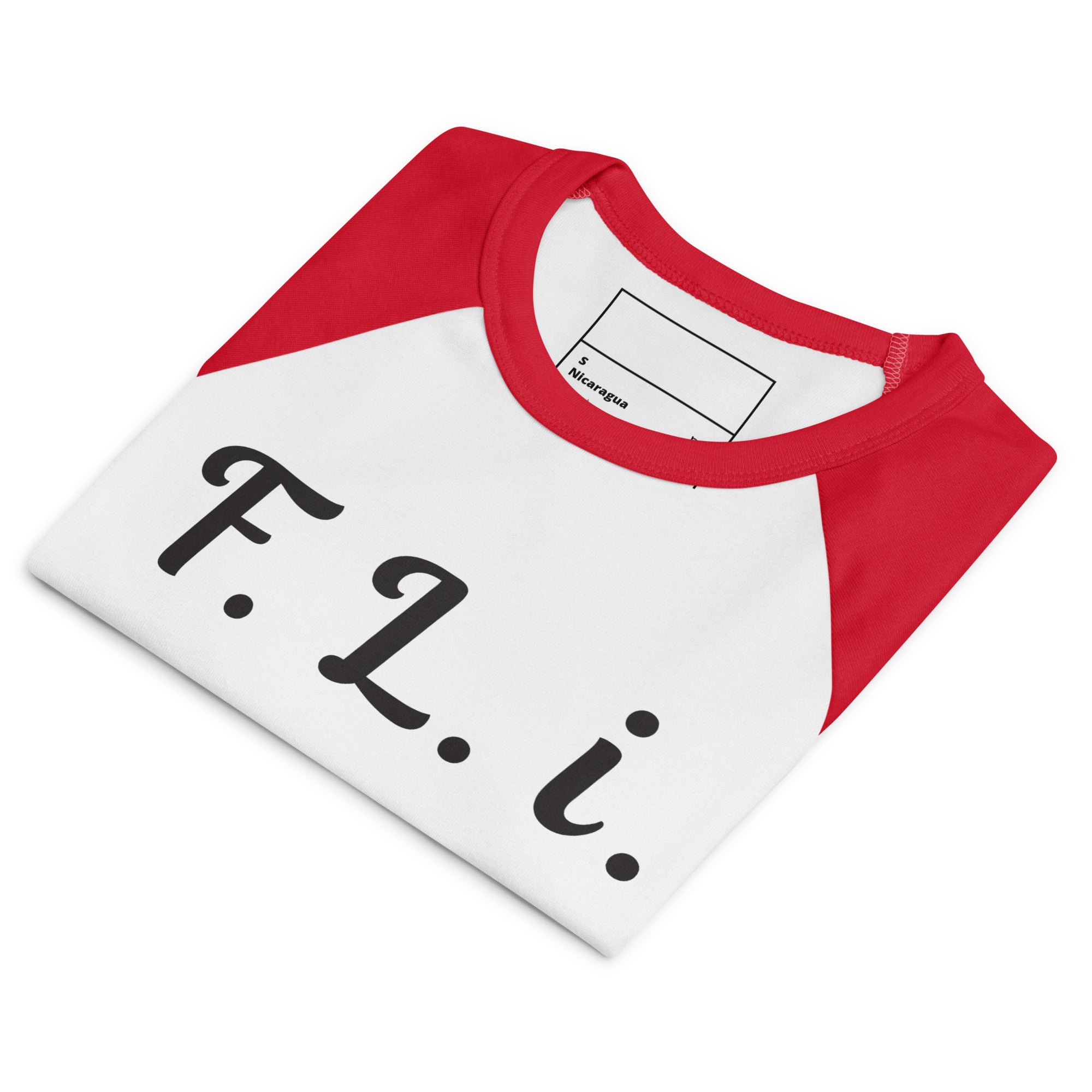 Women’s F.L.i. Raglan Tee (Black Print)