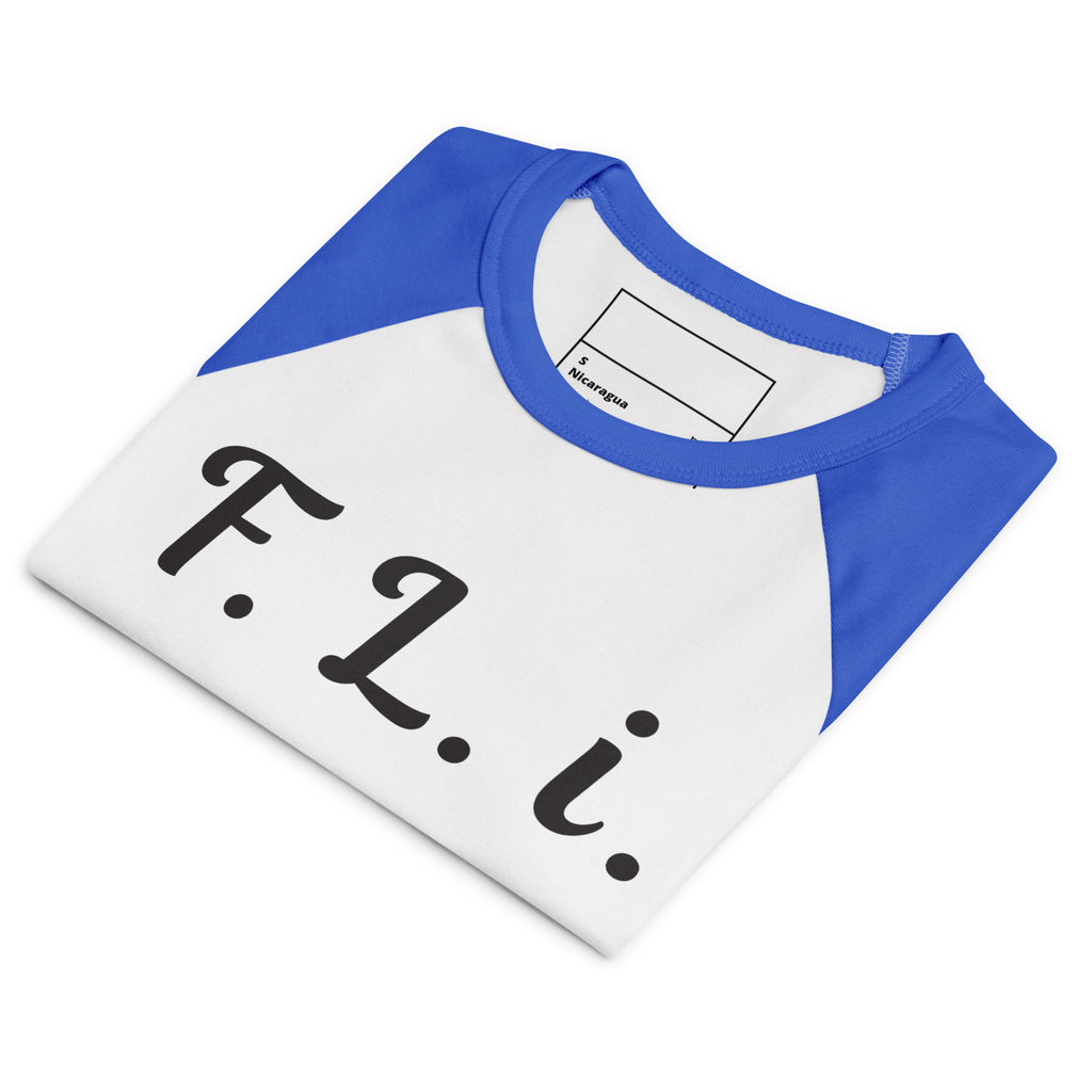Women’s F.L.i. Raglan Tee (Black Print)